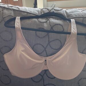 Lilyette Bra nude 38D .  Unpadded underwire style.  Adjustable straps.  EUC
